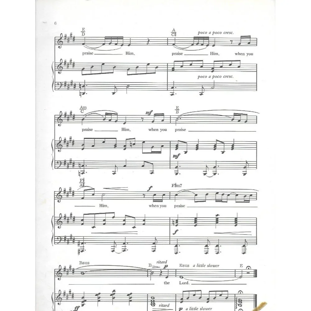 Praise the Lord Sheet Music 1980 DaySpring Imperials Gospel Piano Vocal - Picture 2 of 3